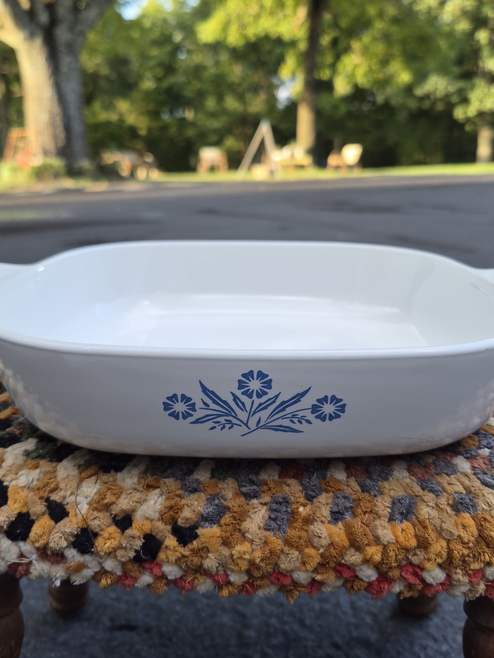 Corning Ware Blue Cornflower 10 Inch Casserole Dish P-10-B